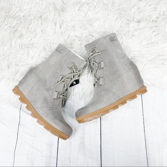 Sorel Women's Joan of Arctic Tan Wedge ll - In‎ Kettle leather  Size 11 NEW - Picture 6 of 7